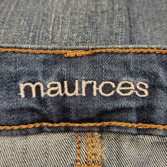 Maurices Faded Skinny Denim Blues Jeans Size 2 Short - Picture 5 of 7